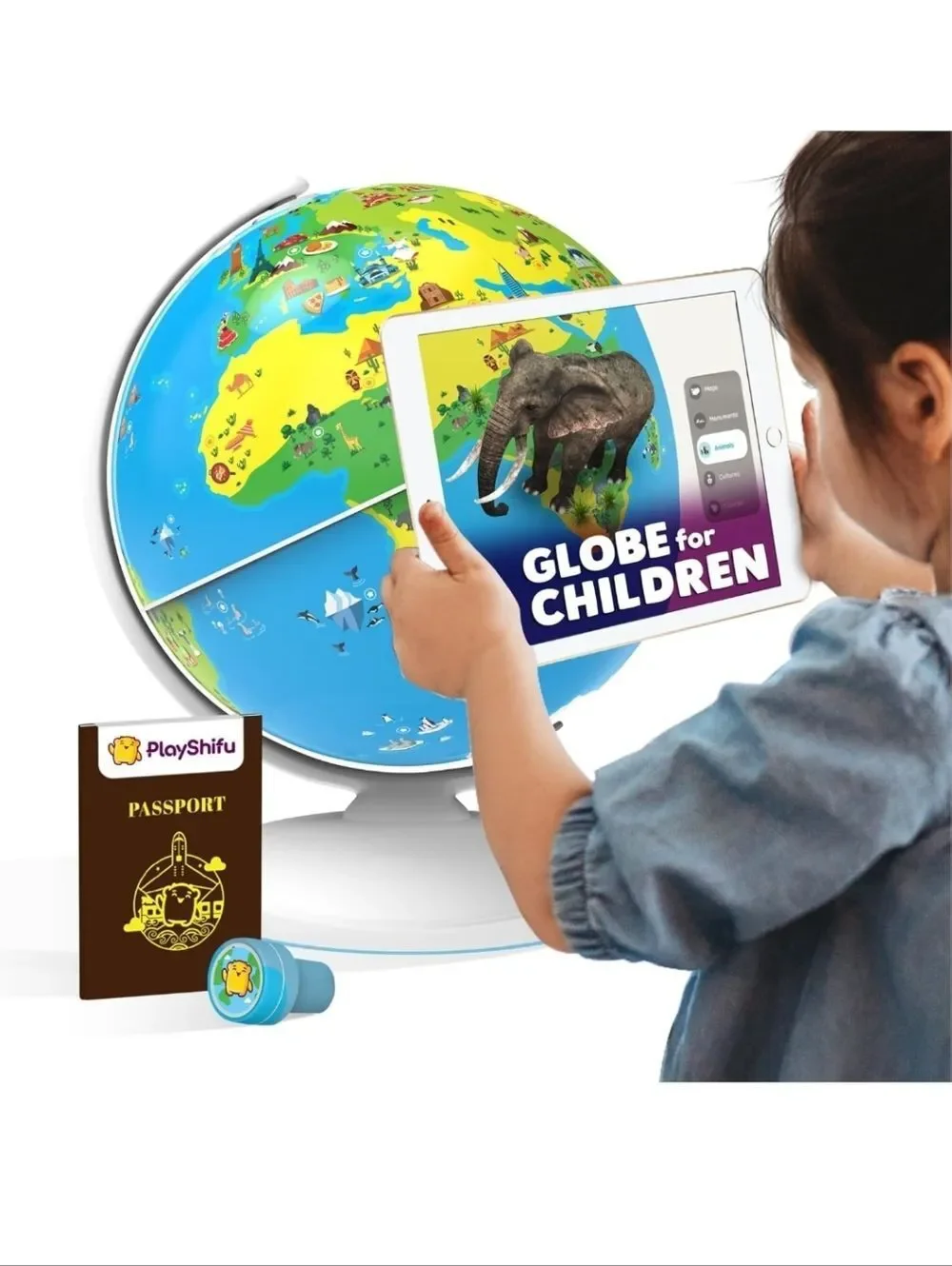 Kids Educational Interactive World Globe Orboot Shifu